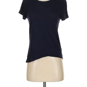CAbi Blue Fitted Short Sleeve Tee